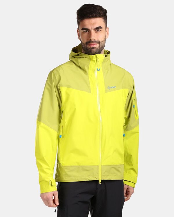 Kilpi Men's Waterproof Hardshell Jacket Kilpi MAMBA-M Light Green