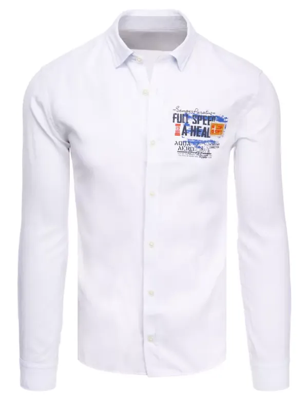 DStreet Men's White Dstreet Shirt