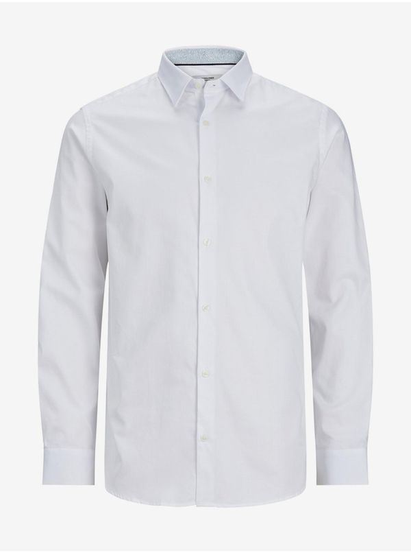 Jack & Jones Men's White Shirt Jack & Jones Nordic - Men