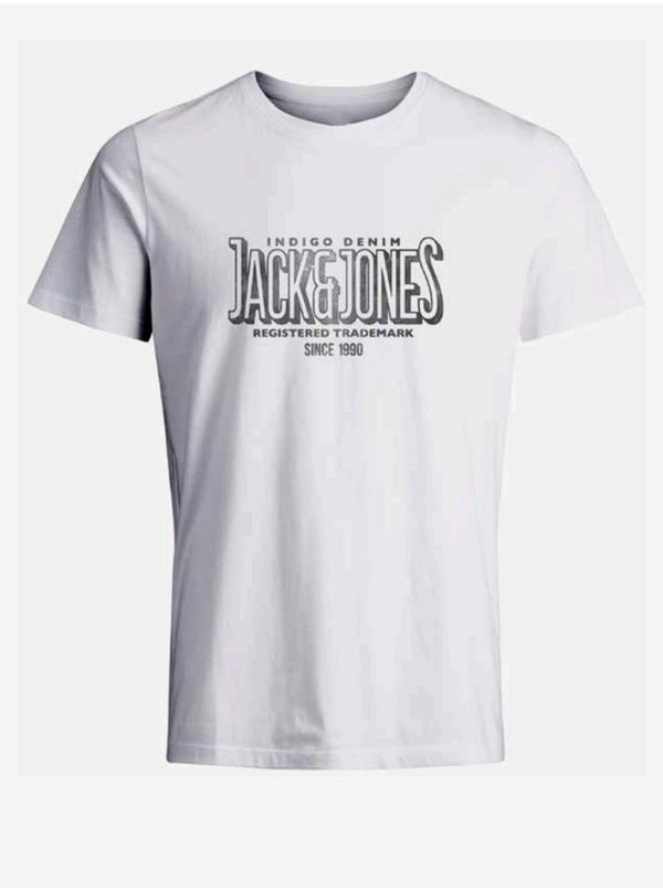 Jack & Jones Men's White T-Shirt Jack & Jones Henry - Men's