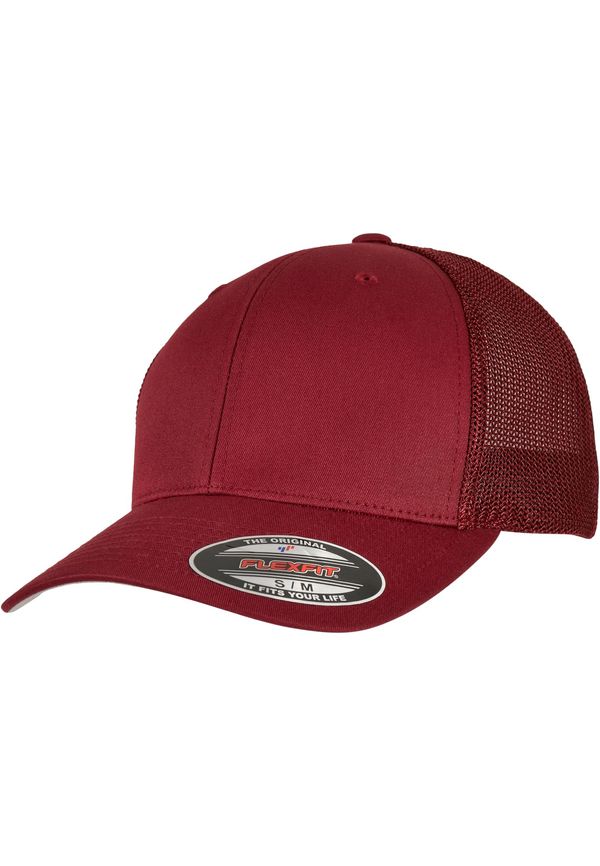 Flexfit Mesh Trucker Cranberry Cap