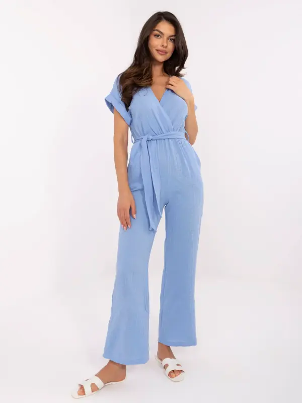 Italy Moda MI-KO-A2468.70-Blue Jumpsuit