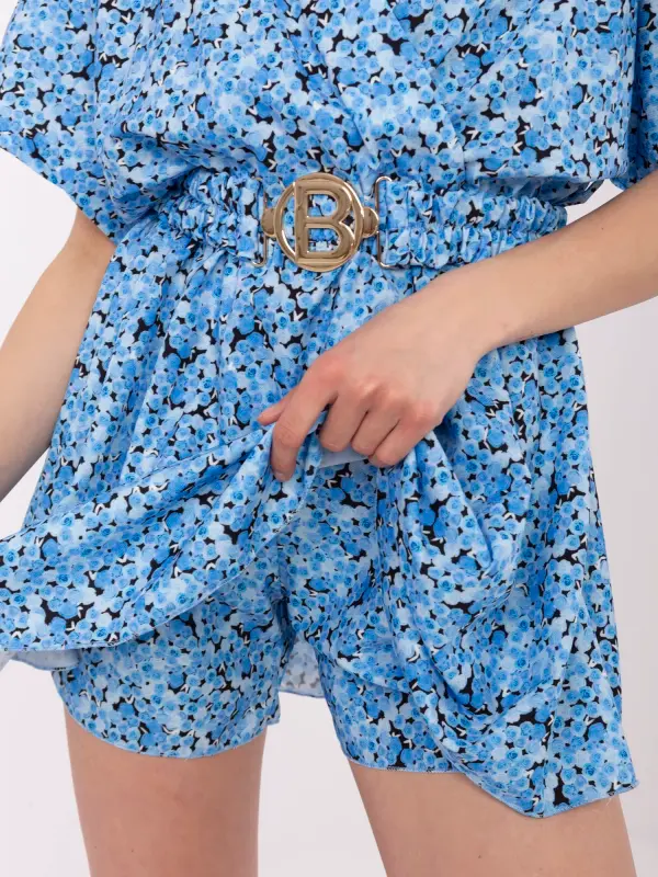 Italy Moda MI-KO-T45.85-Blue Jumpsuit