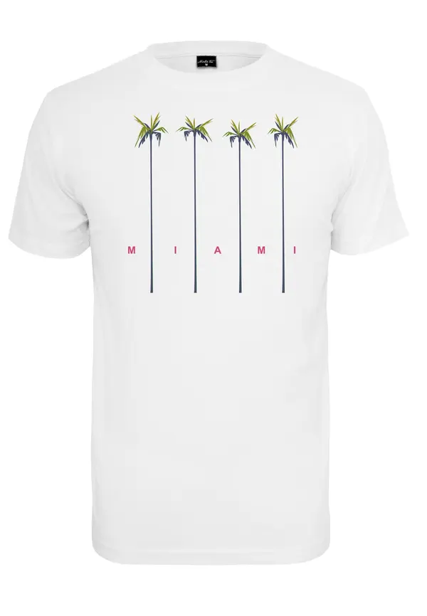 Mister Tee Miami Palms White T-Shirt