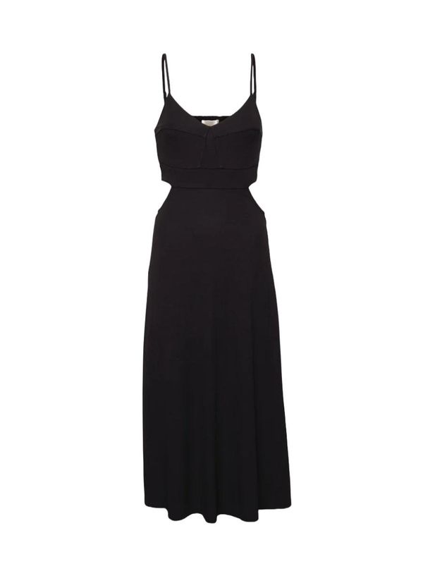 Michael Kors Michael Kors Dress - BUSTIER CUTOUT MIDI DRESS black