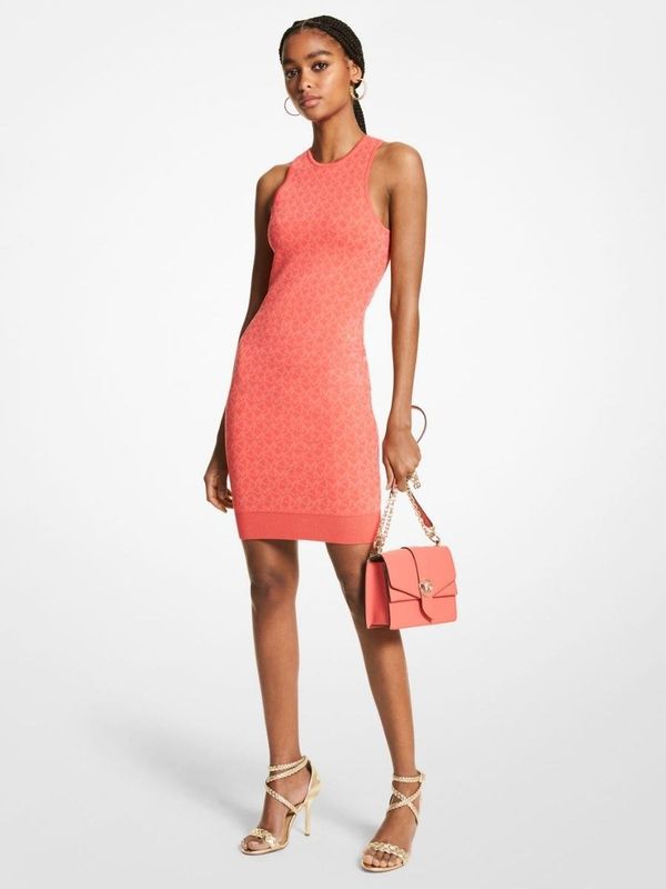 Michael Kors Michael Kors Dress - ECO BOLD MK LOGO TANK DRS salmon