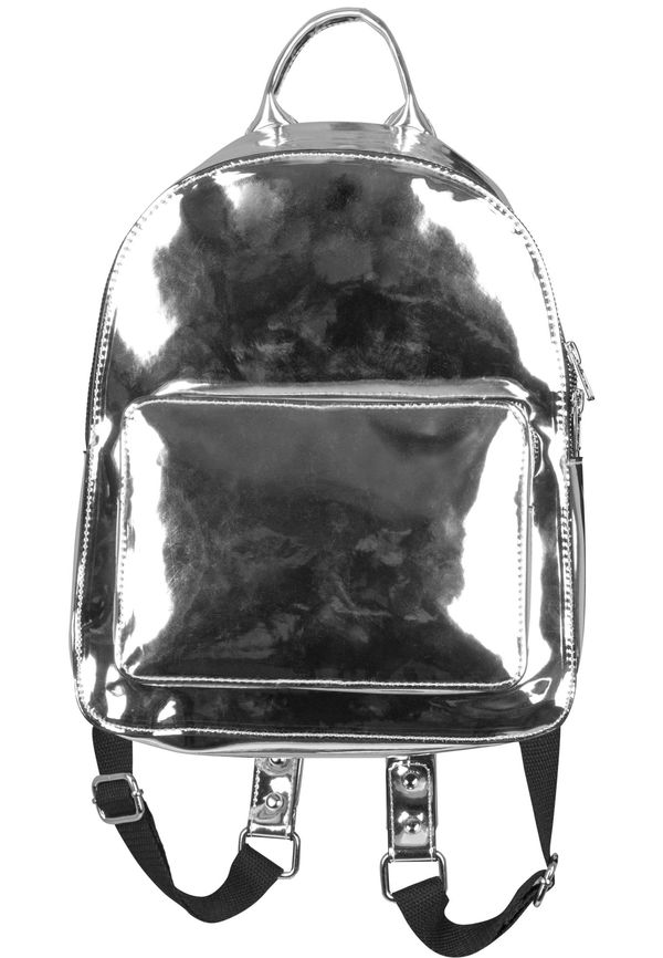 Urban Classics Midi Metallic Backpack Silver