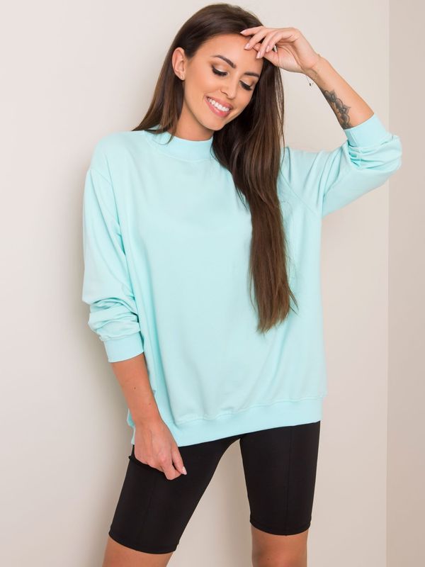 Fashionhunters Mint base sweatshirt