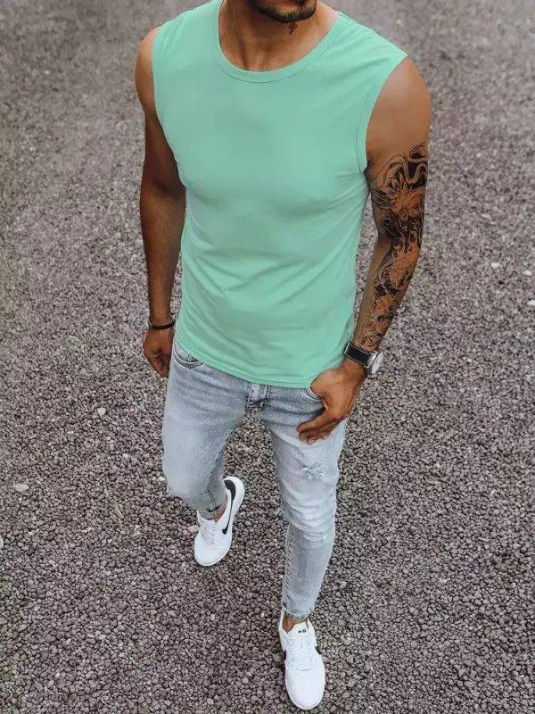 DStreet Mint Dstreet Moški tank Top nenatisnjen