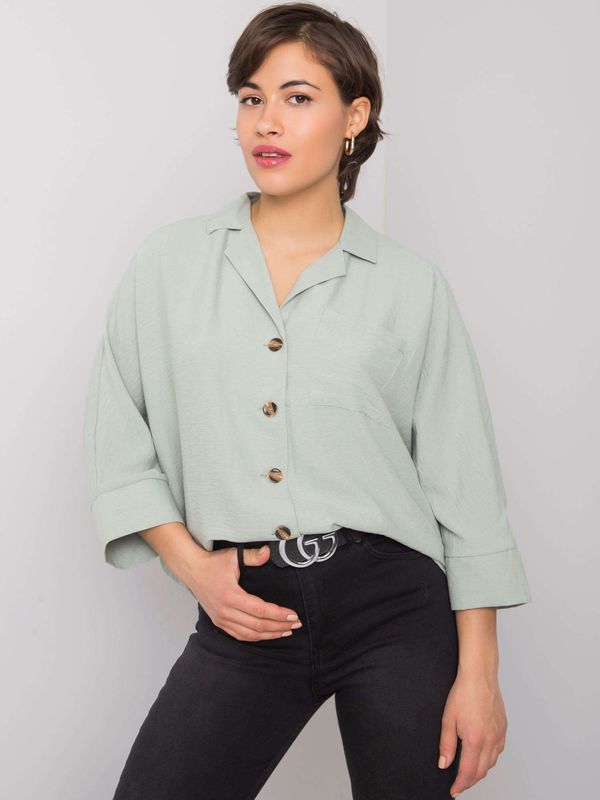 Fashionhunters Mint shirt Mayra RUE PARIS