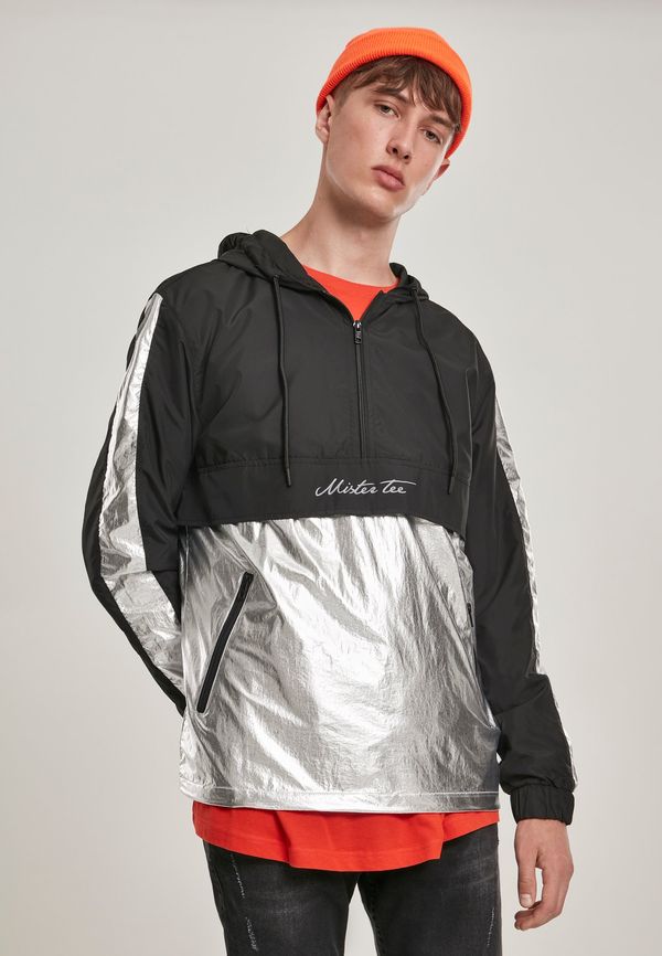 MT Men Mister Tee Reflective Windbreaker Black