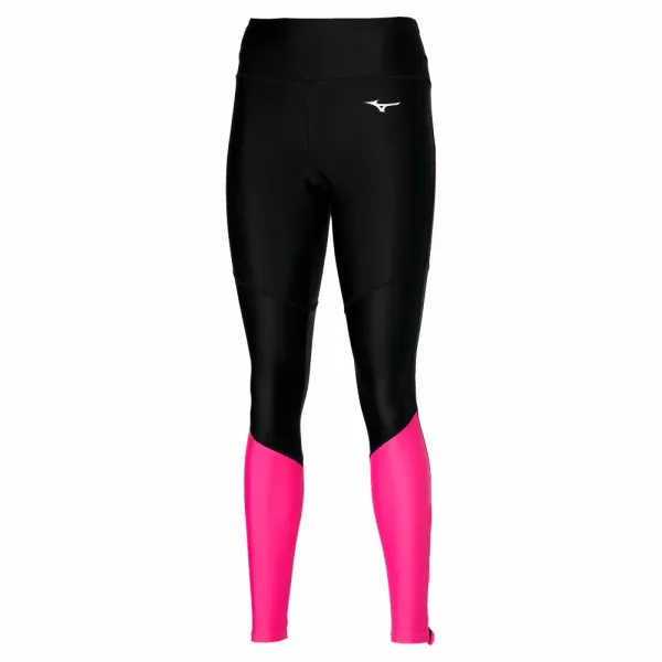 Mizuno Mizuno Core Long Tight Black/Pink Peacock Women's Leggings