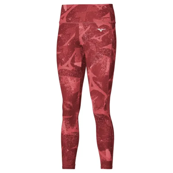 Mizuno Mizuno Women's Alpha Graphic 7/8 Tight Tea Rose, L Leggings