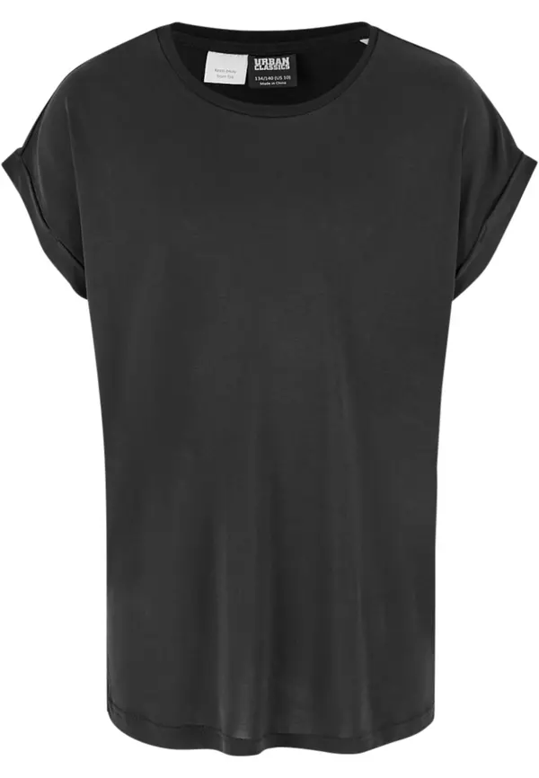 Urban Classics Modal Extended Shoulder T-shirt for girls black