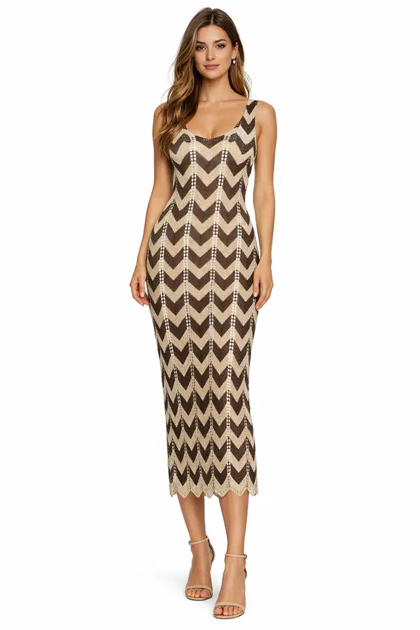 FASHION Modni nahrbtnik ID8891 rjave barve