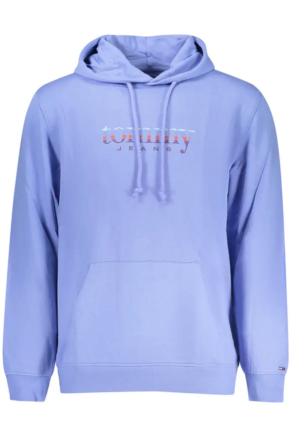 Tommy Hilfiger Modra moška jopa s kapuco