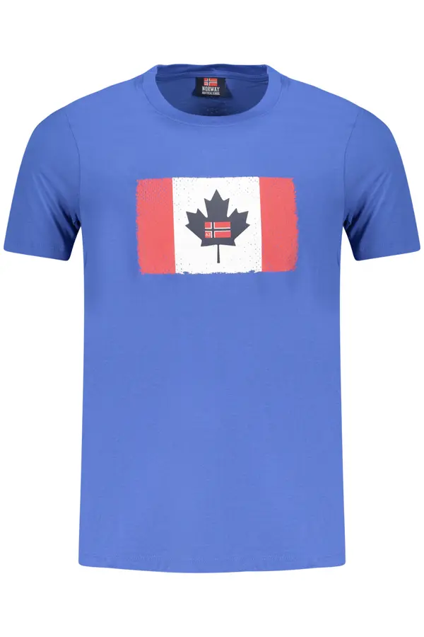 NORWAY 1963 Modra moška majica s kratkimi rokavi