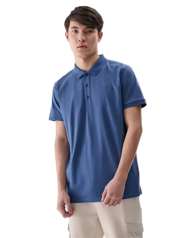 4F Modra moška polo majica 4f
