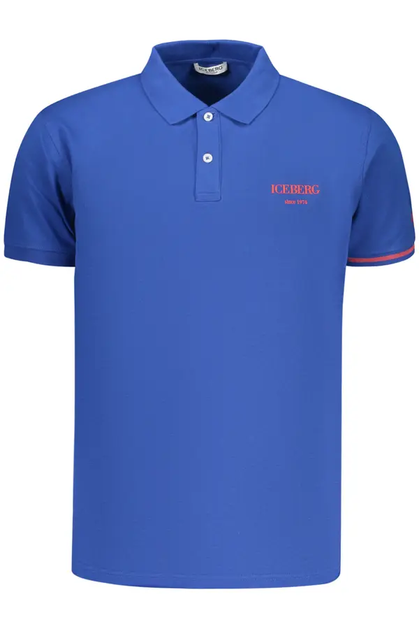 ICEBERG Modra moška polo majica Iceberg