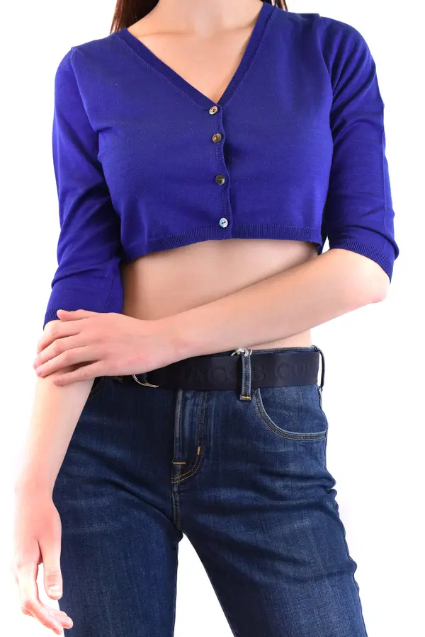 P.a.r.o.s.h. Modra odrezana jopica Parosh