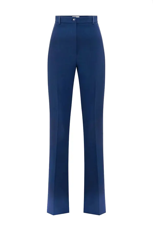 Elisabetta Franchi Modre hlače Elisabetta Franchi