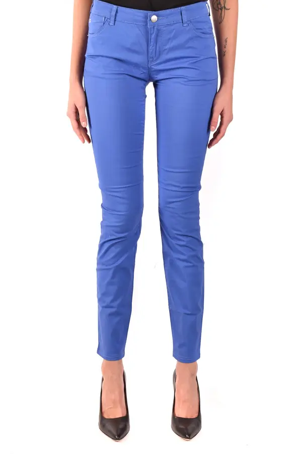 Emporio Armani Modre slim fit kavbojke Emporio Armani