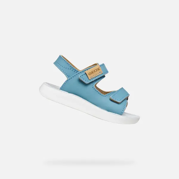 GEOX Modri ​​fantovski sandali Geox Lightfloppy