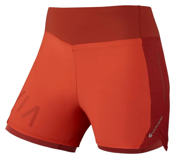 Montane Montane Katla Women's Shorts Twin Skin Shorts Paprika