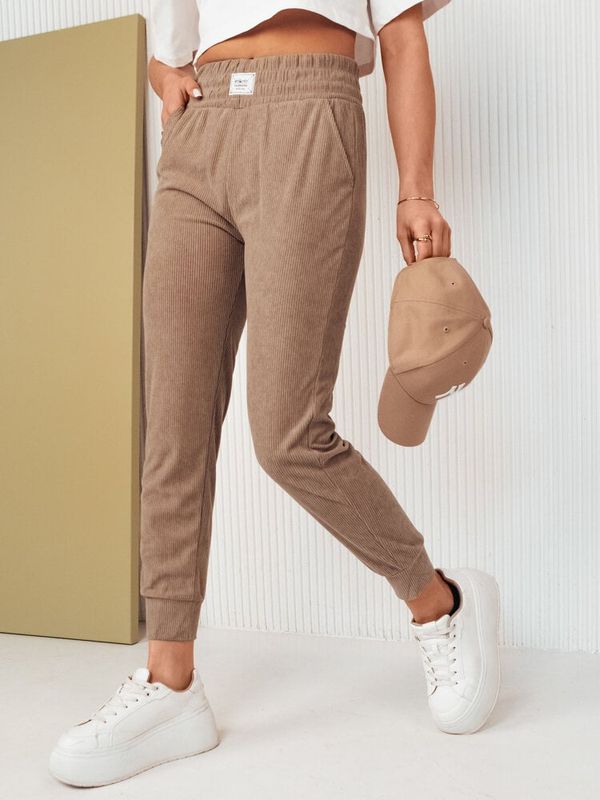 DStreet MORSI camel women's sweatpants Dstreet