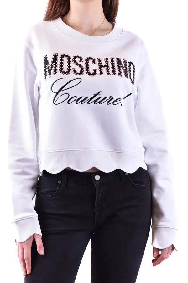Moschino Moschino bela pulover s kratkimi rokavi