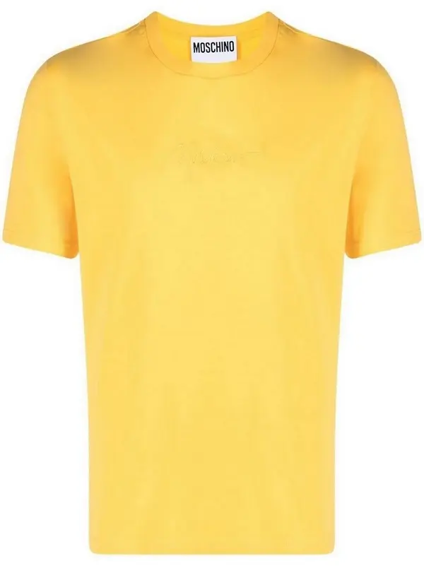 Moschino Moschino rumena majica s kratkimi rokavi