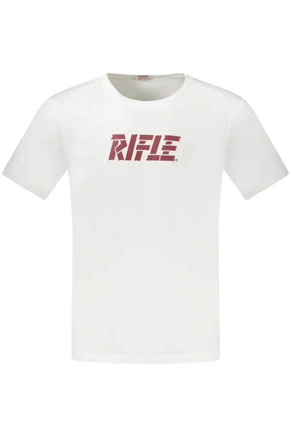 Rifle Moška bela majica s kratkimi rokavi RIFLE