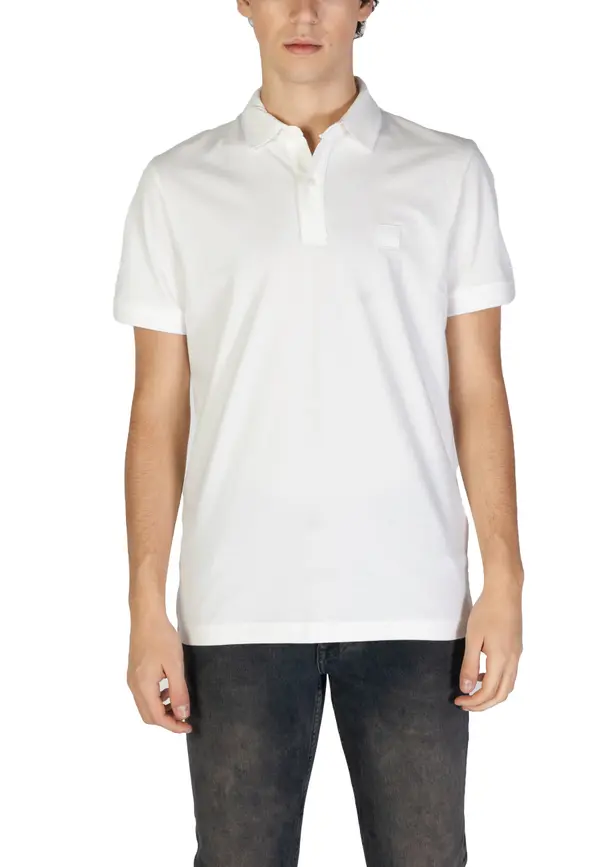 Boss Moška bela polo majica Boss