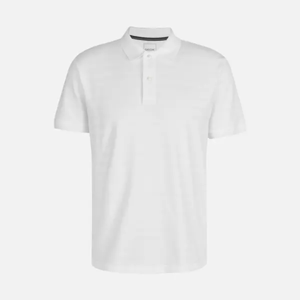 GEOX Moška bela polo majica Geox