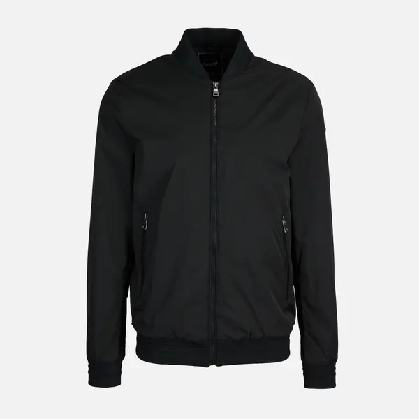 GEOX Moška črna bomber jakna Geox Avola