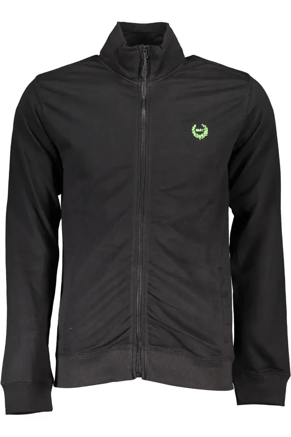 GIAN MARCO VENTURI Moška črna jopa z zadrgo