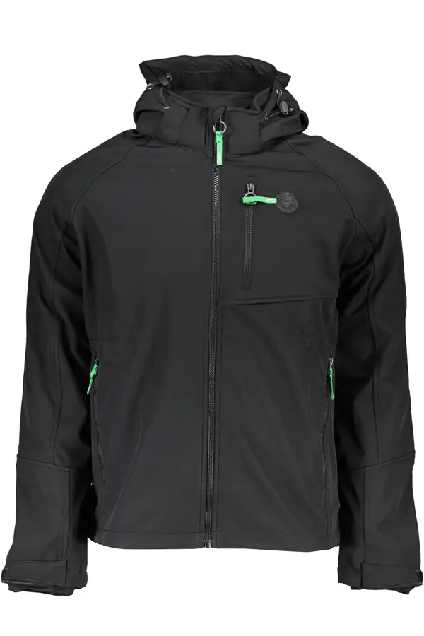 GIAN MARCO VENTURI Moška črna športna jakna Gian Marco Venturi