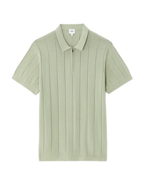 Celio Moška črtasta polo majica Celio
