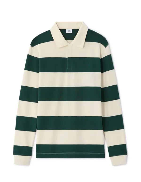 Celio Moška črtasta polo majica Celio