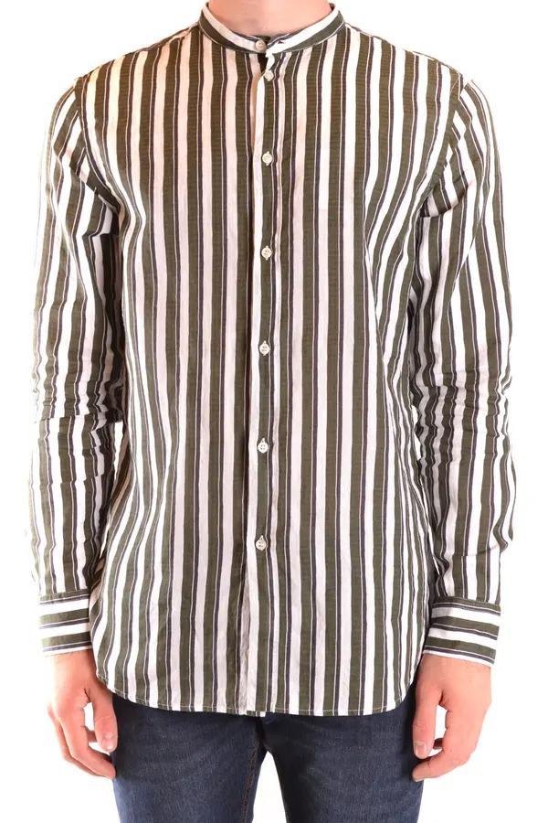 Paolo Pecora Moška črtasta srajca Paolo Pecora