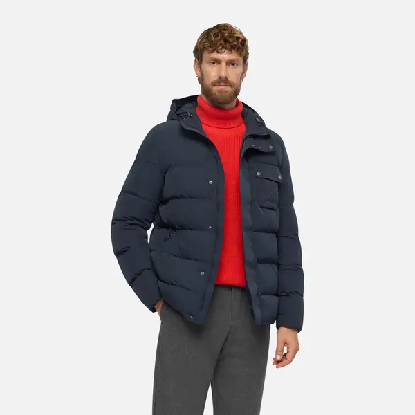 GEOX Moška jakna Geox Pieve modra