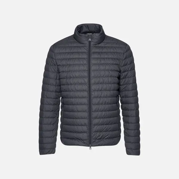 GEOX Moška jakna Geox Warrens v temno modri barvi