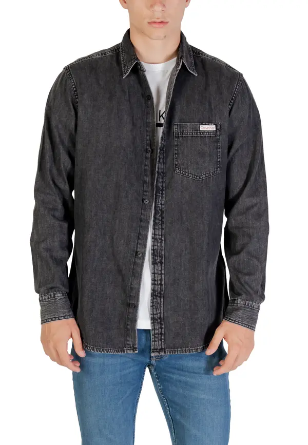 Calvin Klein Moška jeans srajca Calvin Klein Jeans