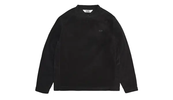 Rains Moška jopa Rains Addis Fleece Crewneck črna