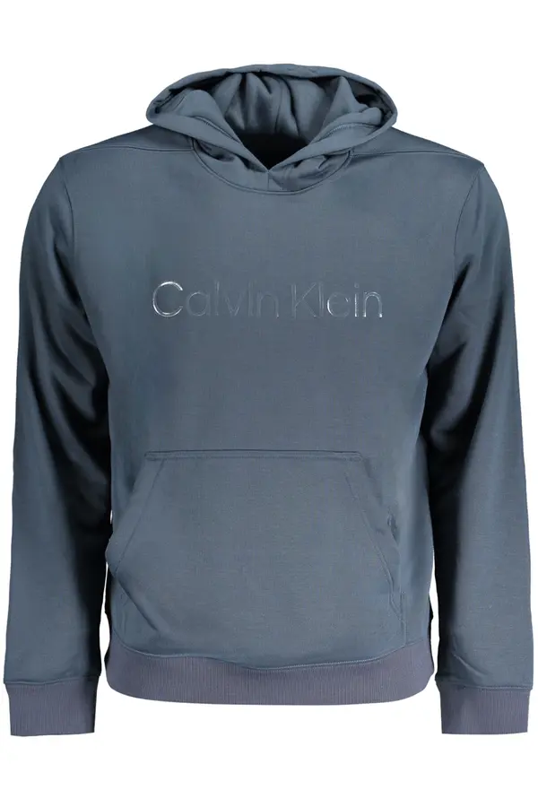 Calvin Klein Moška jopa s kapuco Calvin Klein modre barve
