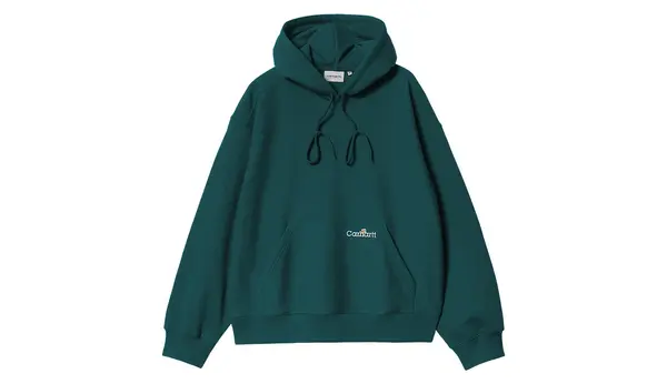 Carhartt Wip Moška jopa s kapuco Carhartt WIP modre barve
