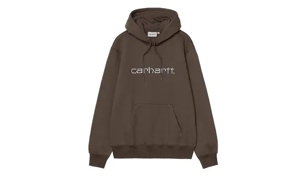 Carhartt Wip Moška jopa s kapuco Carhartt WIP, rjava