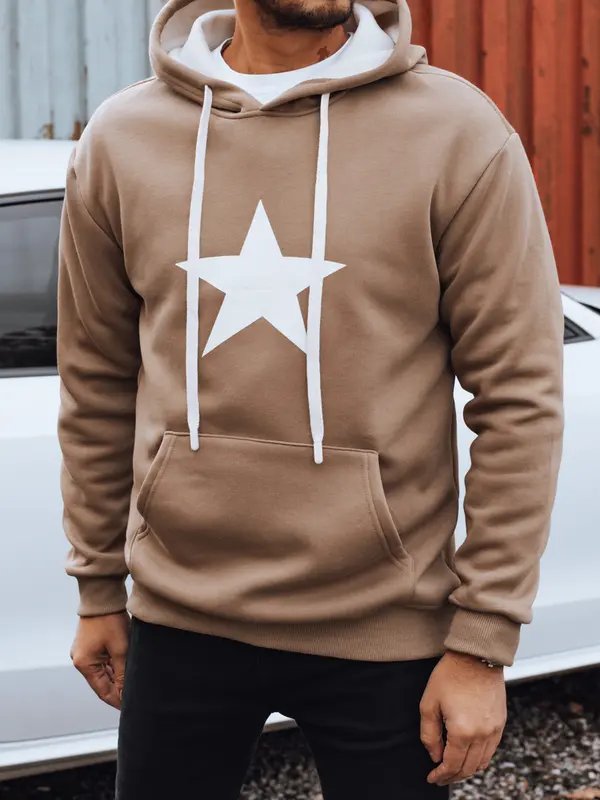 DStreet Moška jopa s kapuco in zvezdo