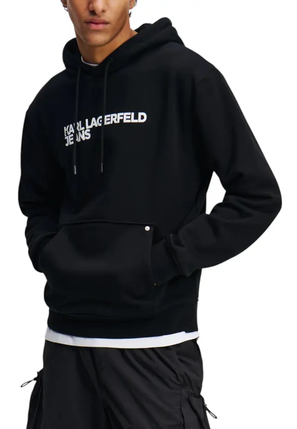 Karl Lagerfeld Jeans Moška jopa s kapuco Karl Lagerfeld