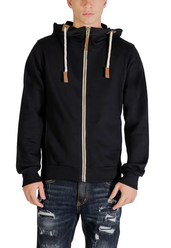 Yos Moška jopa s kapuco z zadrgo